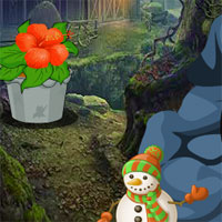Free online html5 games - AVM Christmas Forest Escape game 