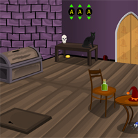 Free online html5 games - Haunted Room Escape 1 game 