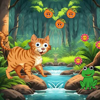 Free online html5 escape games - Cat Encounter Familiar Friends