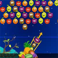 Free online html5 games - Bubble Shooter Fruits NetFreedomGames game 