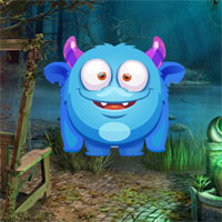 Free online html5 games - G4K Blue Monster Rescue game 