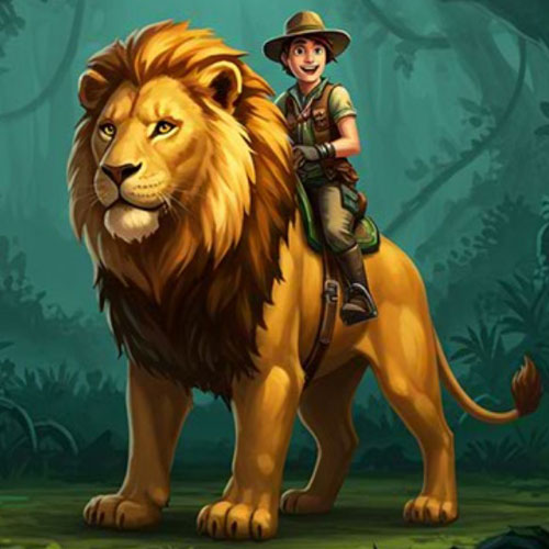Free online html5 games - G4K Jungle Rider Lion Rescue game 