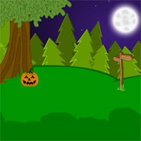 Free online html5 games - Mouse City Halloween Forest Escape game - WowEscape 