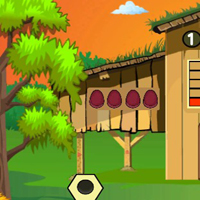 Free online html5 games - G2J Wooden Box Gold Coin Escape  game 
