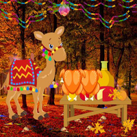 Free online html5 games - Camel Ready For Thanksgiving Party game - WowEscape 