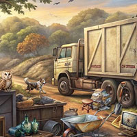 Free online html5 games - Landfill Mystery game 