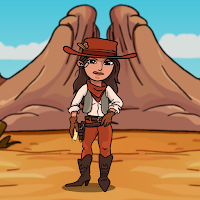 Free online html5 games - G2J Find The Cowgirl Map game 