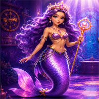 Free online html5 escape games - Mermaid Pearl Queen Escape Game