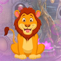 Free online html5 games - Games4King Awe Lion Escape game 