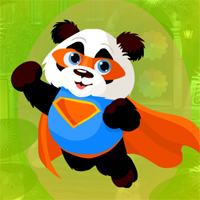 Free online html5 games - Games4King Superman Panda Escape game 