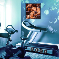 Free online html5 games - Fitness Room Escape HOG game 