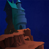 Free online html5 games - Dark House Treasure Escape game 