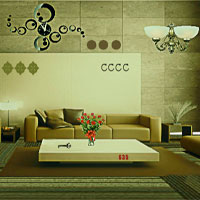 Free online html5 games - Cute Green Room Escape game 