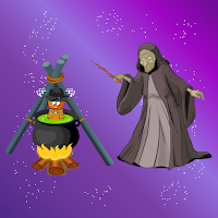 Free online html5 games - Rescue The Jolly Boy From Witch game 