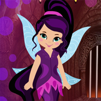 Free online html5 games - Games4King Purple Fairy Escape game 