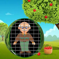 Free online html5 games - BEG Rescue The Garden Grandfather game 