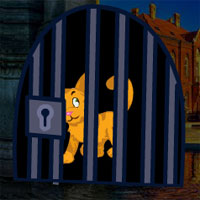 Free online html5 games - Yellow Cat Cage Escape EscapeGamesZone game 