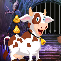 Free online html5 games - Games4King Happy Cow Rescue game 