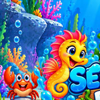 Free online html5 escape games - Big Sea Horse Rescue