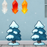Free online html5 games - 8B Icy Prison Rescue the Flame King game 