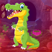 Free online html5 games - Games4King Pretty Crocodile Rescue game 