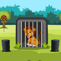 Free online html5 games - Games4Escape Cute Lion Rescue game 