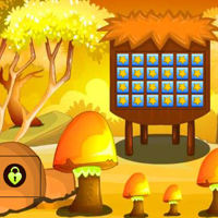 Free online html5 games - G2M Golden Forest Escape game 