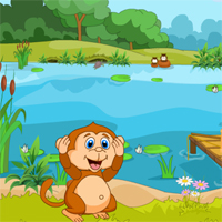 Free online html5 games - Hunger Monkey Escape 1 game 