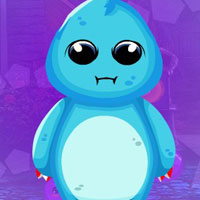 Free online html5 games - G4K Blue Calmness Creature Escape game 