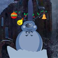 Free online html5 games - Medieval Land Christmas Escape game 