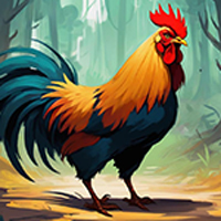 Free online html5 games - Strong Rooster Rescue Game game 