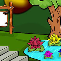Free online html5 games - G2J Injured Puppy Escape game 