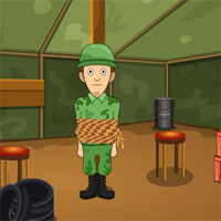 Free online html5 games - GFG Genie The Military Man Rescue game 