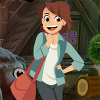 Free online html5 games - G4K Visit Girl Rescue Escape  game 