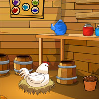 Free online html5 games - GFG Farmer Wooden House Escape game 