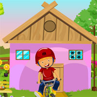 Free online html5 games - G4k Bicycle Rider Rescue game 