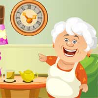 Free online html5 games - Cute Grandma Rescue Games4King game 