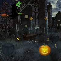 Free online html5 games - Halloween Cemetery game 
