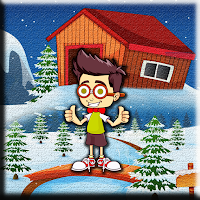 Free online html5 games - G2J Handsome Snowboy Escape game - WowEscape 