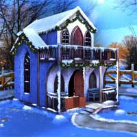 Free online html5 games - EnaGames The Frozen Sleigh-The Roof Escape game 