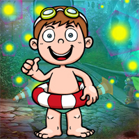 Free online html5 games - Find My Baby With Swim Ring Escape game 