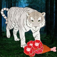 Free online html5 games - Feed The Hungry White Tiger HTML5 game 