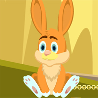 Free online html5 games - EscapeGamesZone Yellow Rabbit Rescue game 