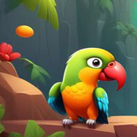 Free online html5 games - Chic Boy And Parrot Rescue game 