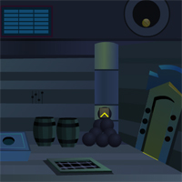 Free online html5 games - Escape Abandoned Grey Shades game 