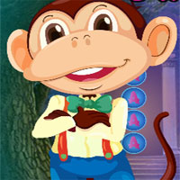 Free online html5 games - G4k Gentle Monkey Rescue game 