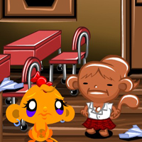 Free online html5 games - Monkey Go Happy Stage 665 game 