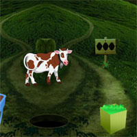 Free online html5 games - 8bGames Calf Escape game 