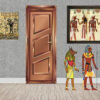 Free online html5 games - 8b Egypt Tutankhamun Gold Mask Escape game 