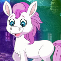 Free online html5 games - G4K White Mare Rescue game 